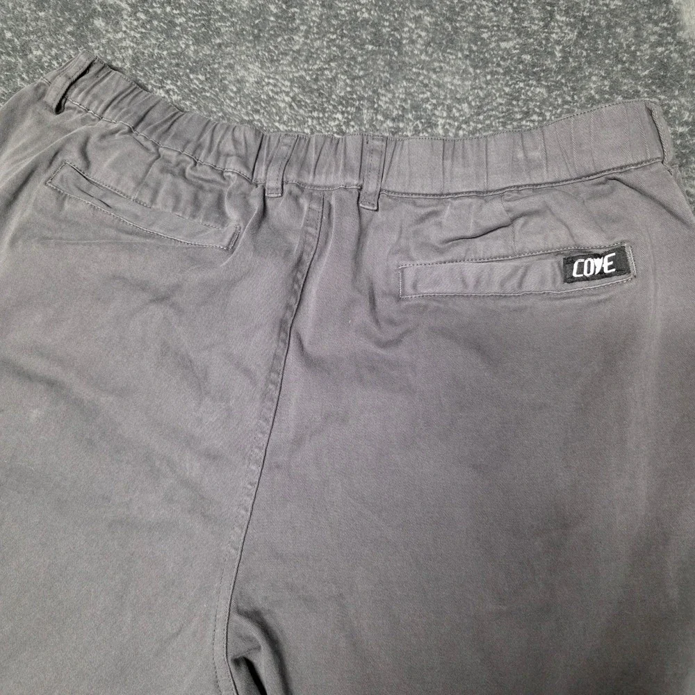Cove Pants Mens 38 USA Gray Stretch Chino Elastic Waistband